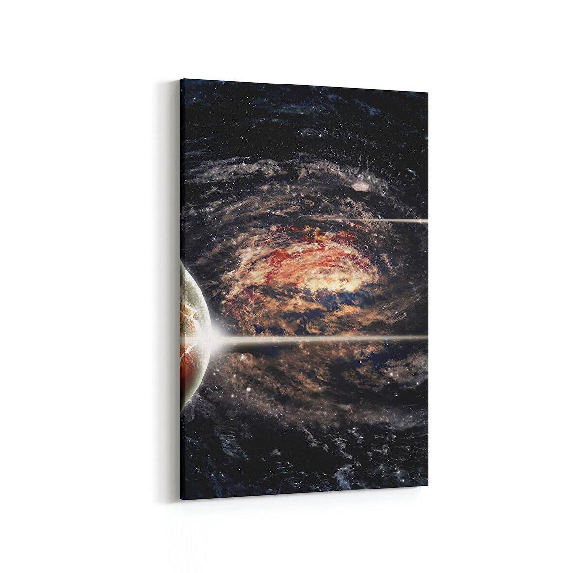 Olla 17623D Uzay Görseli Dikey Kanvas Tablo (Ölçü: 40X60)