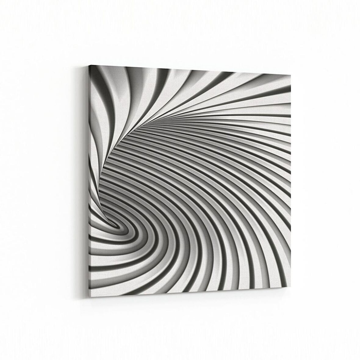 Olla 10238K Abstract Girdap Görsel Kare Kanvas Tablo (Ölçü: 60X60)