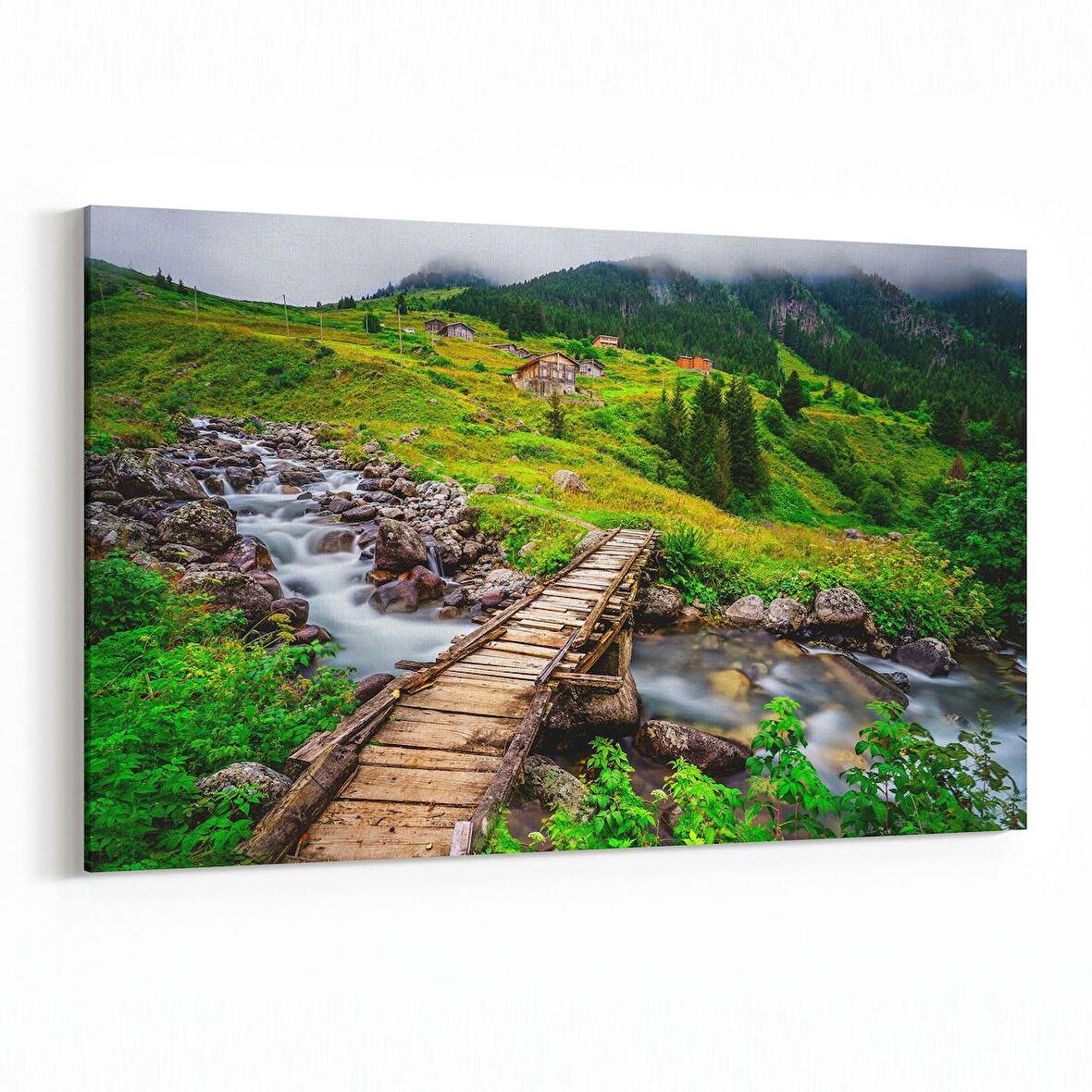 Olla 13449Y Doğa / Manzara Görseli Yatay Kanvas Tablo (Ölçü: 90X60)