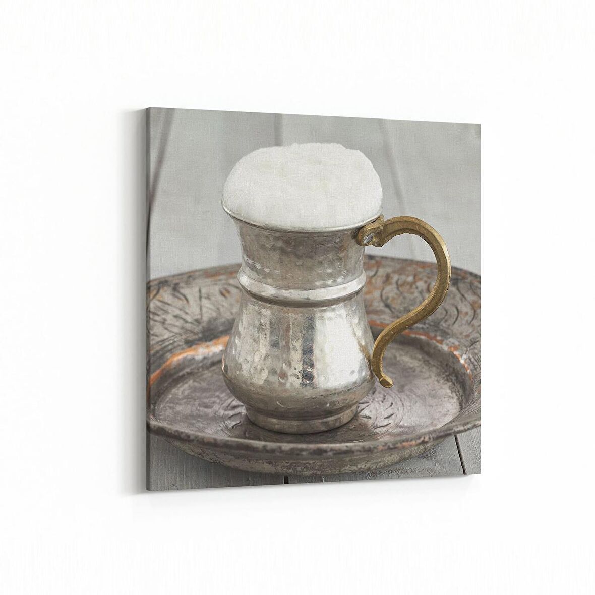 Olla 15199K Gıda Görseli Kare Kanvas Tablo (Ölçü: 25X25)