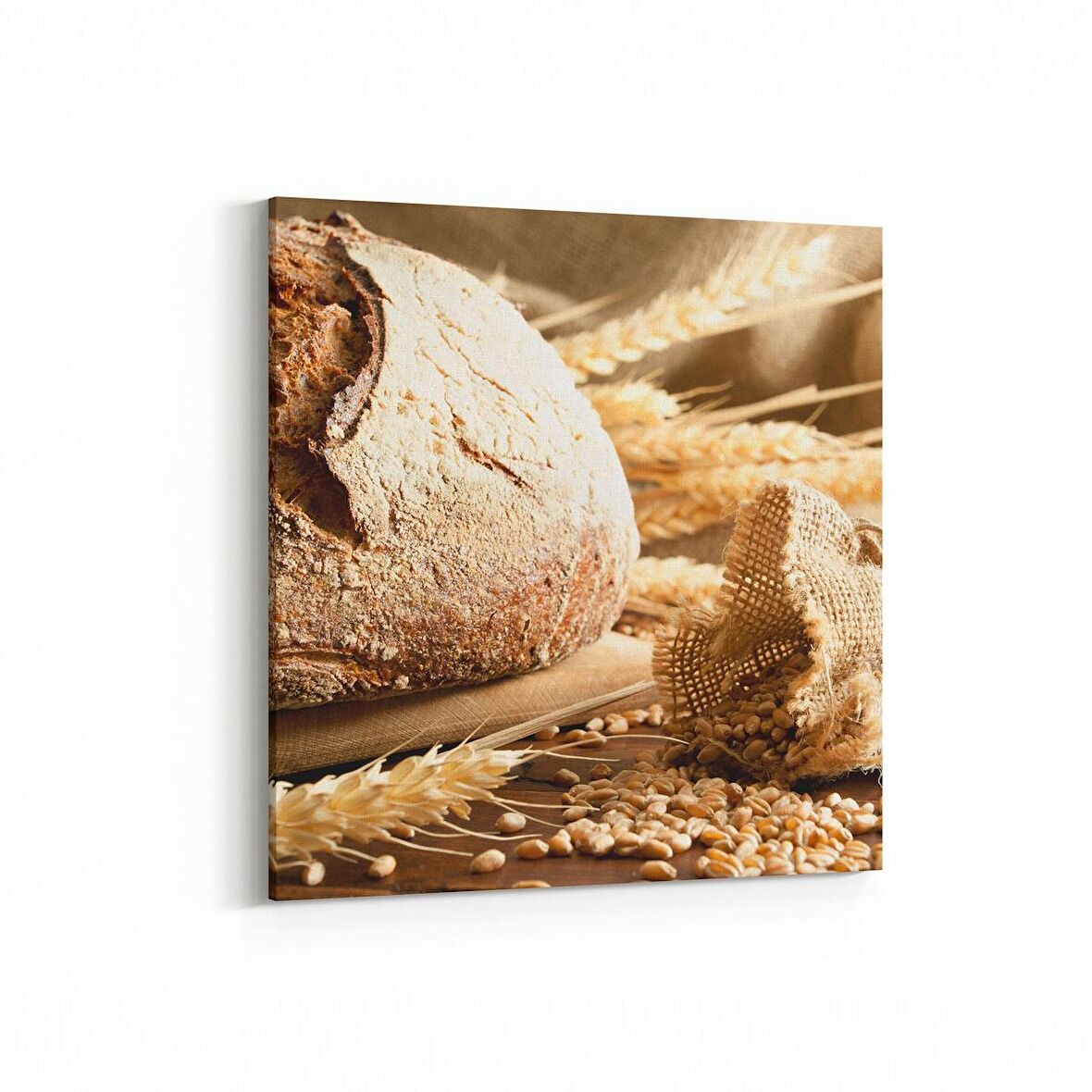 Olla 15271K Gıda Görseli Kare Kanvas Tablo (Ölçü: 25X25)