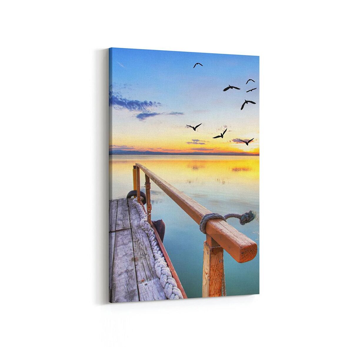 Olla 13672D Doğa / Manzara Görseli Dikey Kanvas Tablo (Ölçü: 60X90)