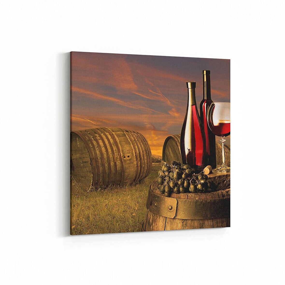 Olla 15040K Gıda Görseli Kare Kanvas Tablo (Ölçü: 100X100)