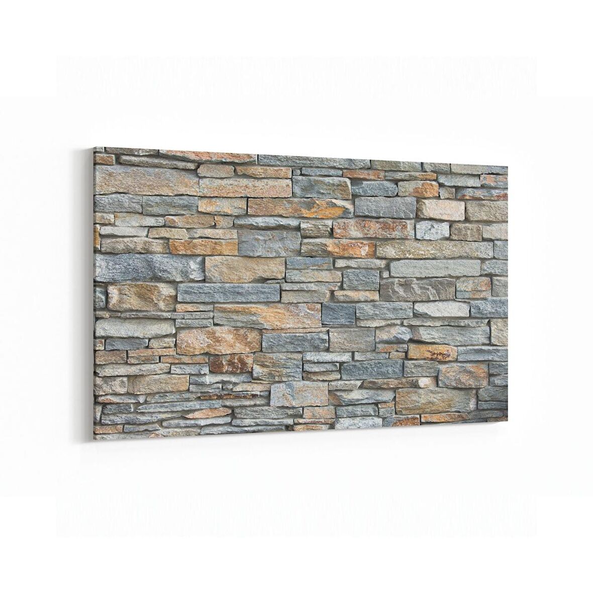 Olla 17518Y Taş / Tuğla Görseli Yatay Kanvas Tablo (Ölçü: 90X60)