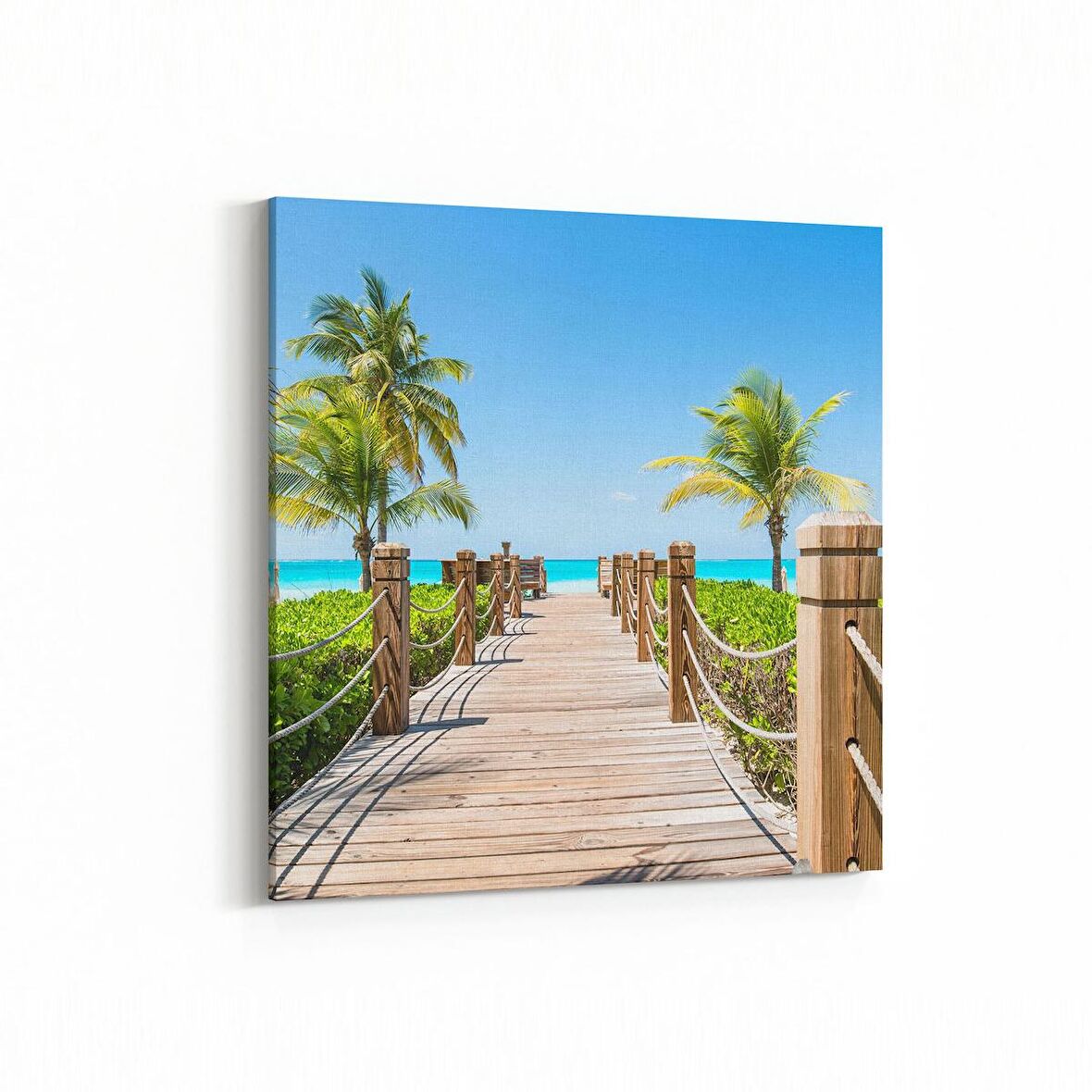 Olla 14214K Doğa / Manzara Görseli Kare Kanvas Tablo (Ölçü: 25X25)