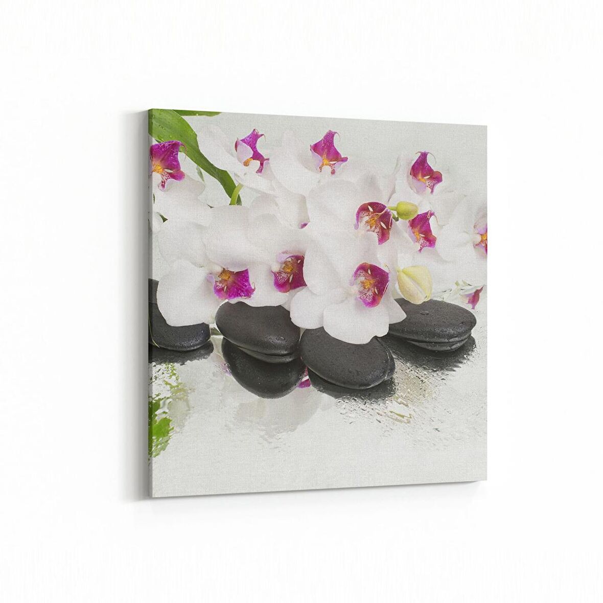 Olla 17103K Spa / Masaj Görseli Kare Kanvas Tablo (Ölçü: 25X25)