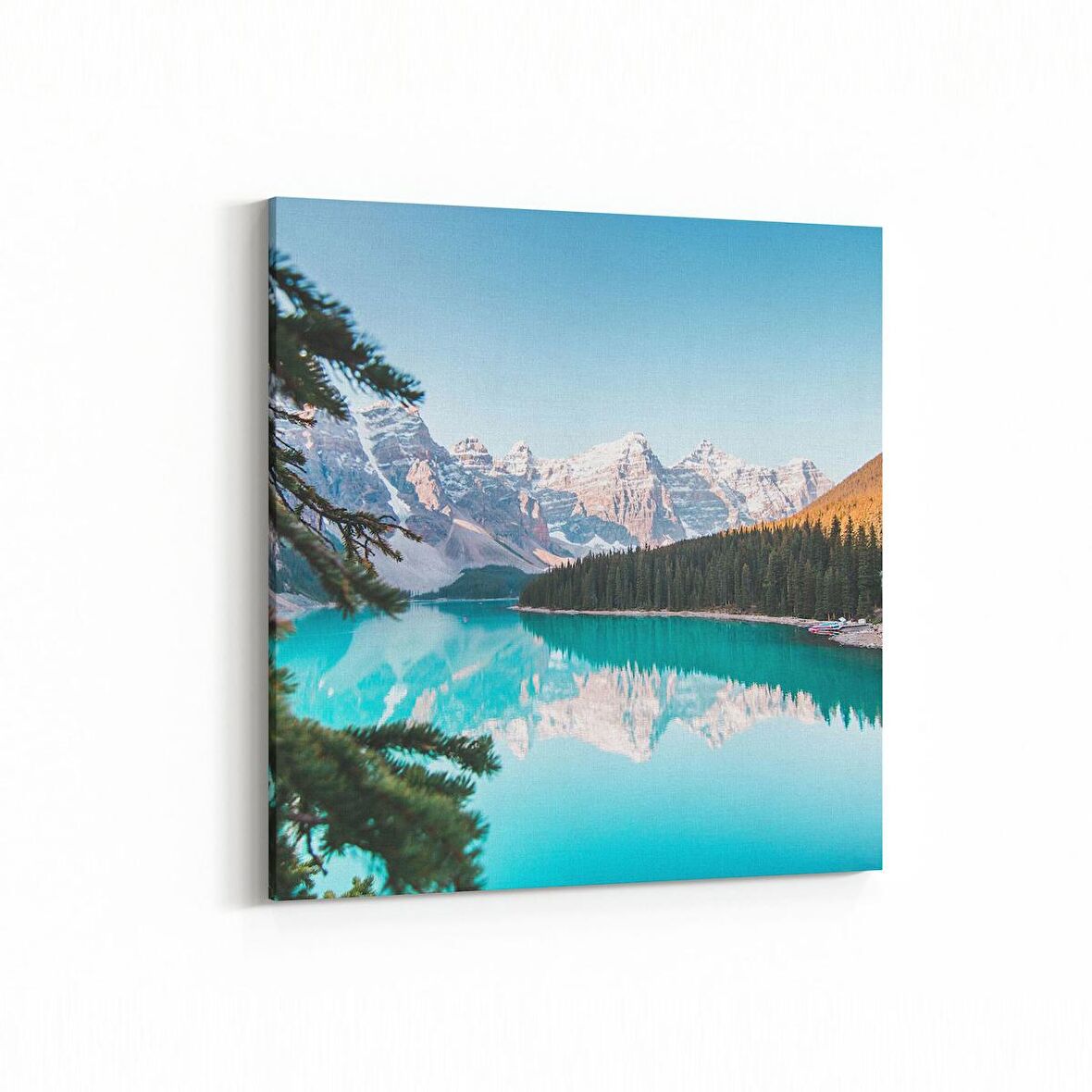 Olla 13485K Doğa / Manzara Görseli Kare Kanvas Tablo (Ölçü: 30X30)