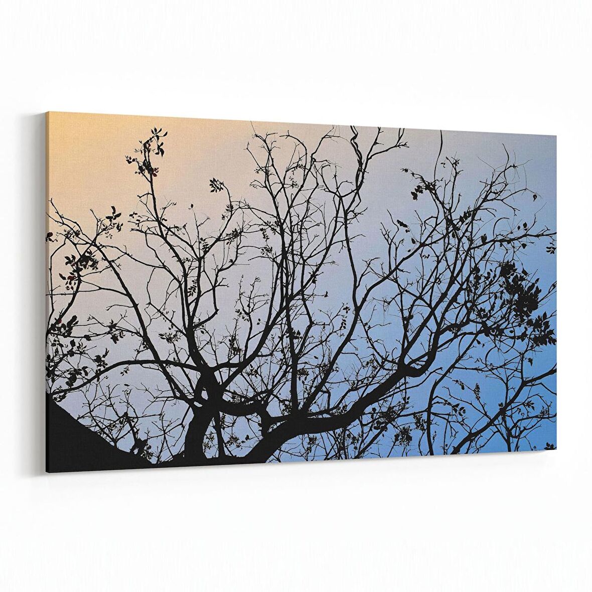 Olla 10742Y Ağaç Görseli Yatay Kanvas Tablo (Ölçü: 150X100)