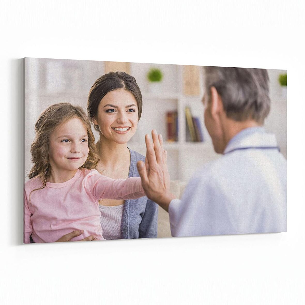 Olla 16869Y Model / Manken Görseli Yatay Kanvas Tablo (Ölçü: 150X100)