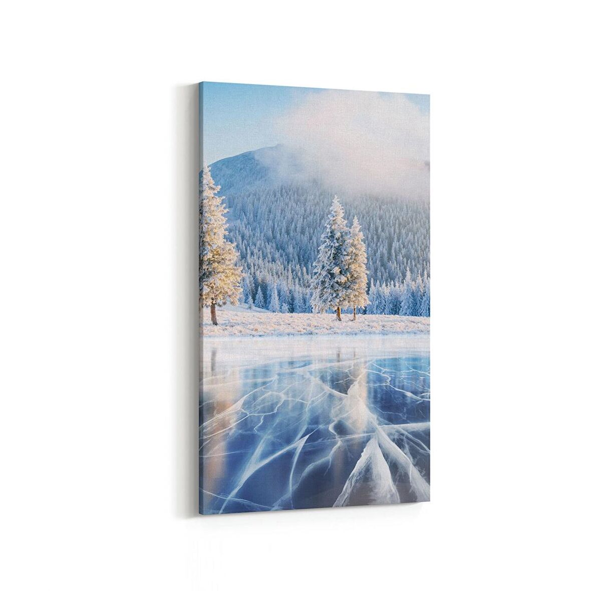 Olla 14168DD Doğa / Manzara Görseli Dikey Dar Kanvas Tablo (Ölçü: 30X60)