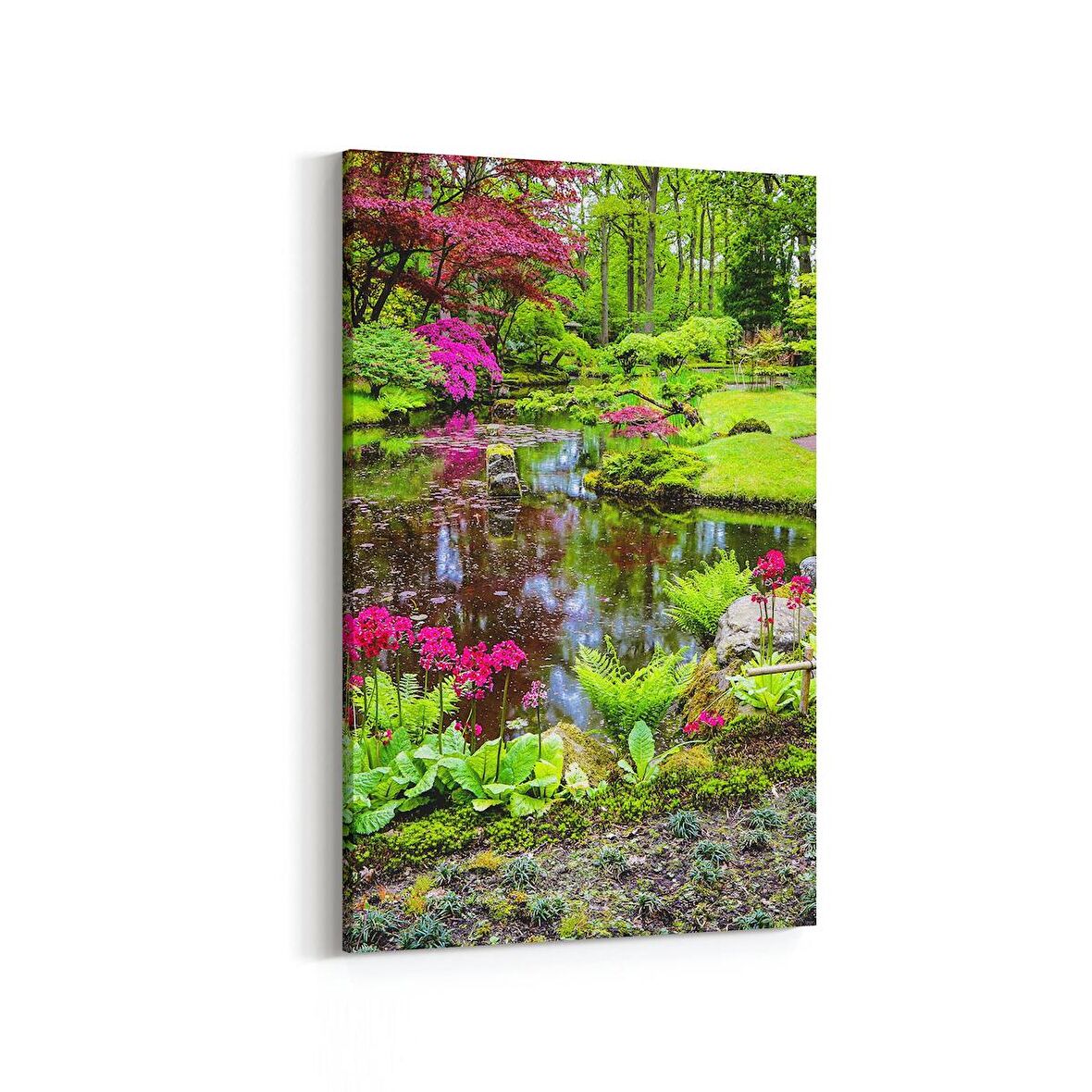 Olla 14372D Doğa / Manzara Görseli Dikey Kanvas Tablo (Ölçü: 100X150)