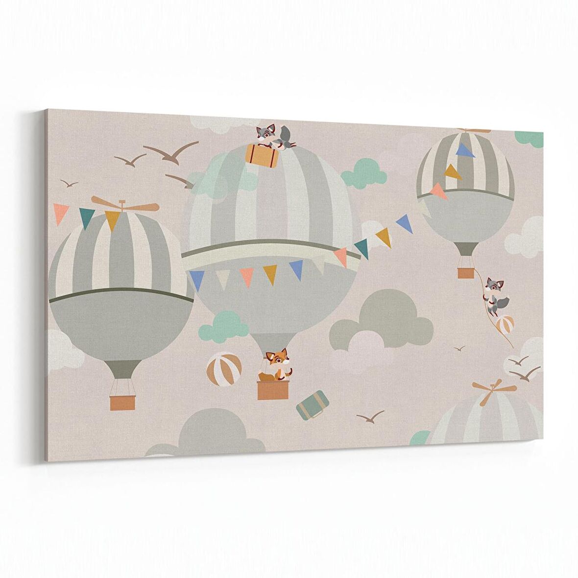 Olla 12705Y Çocuk Odası Görseli Yatay Kanvas Tablo (Ölçü: 150X100)