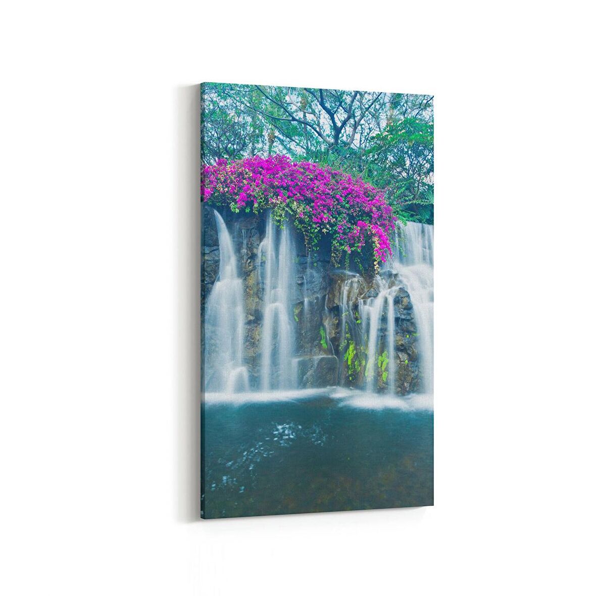 Olla 14602DD Doğa / Manzara Görseli Dikey Dar Kanvas Tablo (Ölçü: 60X120)