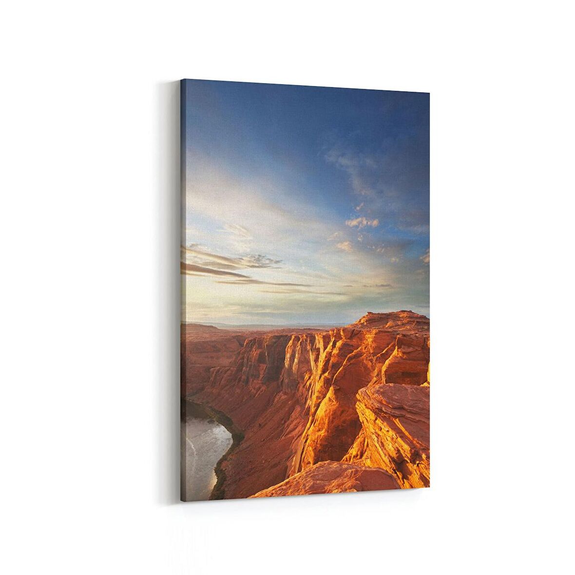 Olla 16131D Günbatımı Görseli Dikey Kanvas Tablo (Ölçü: 100X150)