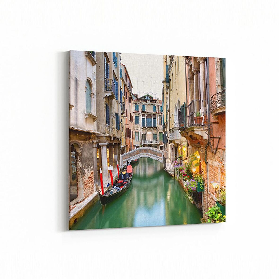 Olla 18879K4 Yapı Görseli Kare 4'lü Kanvas Tablo (Ölçü: 65X65)