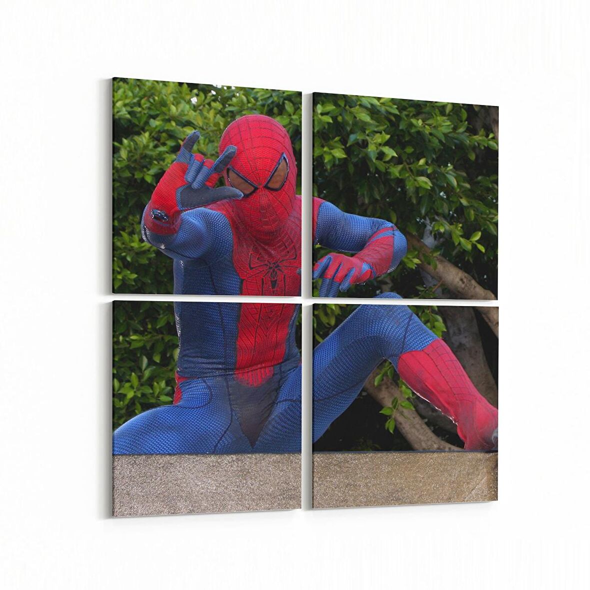 Olla 12704K4 Çocuk Odası Görseli 4'lü Kanvas Tablo (Ölçü: 65X65)