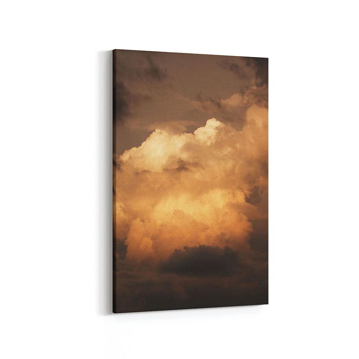 Olla 14700D Gece Gökyüzü Görseli Dikey Kanvas Tablo (Ölçü: 60X90)