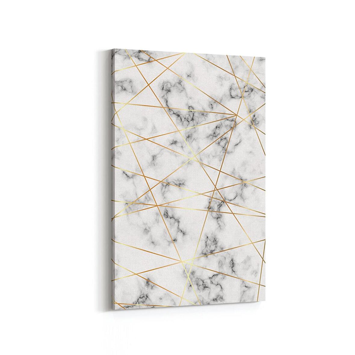 Olla 16728D Mermer Desen Görsel Dikey Kanvas Tablo (Ölçü: 60X90)