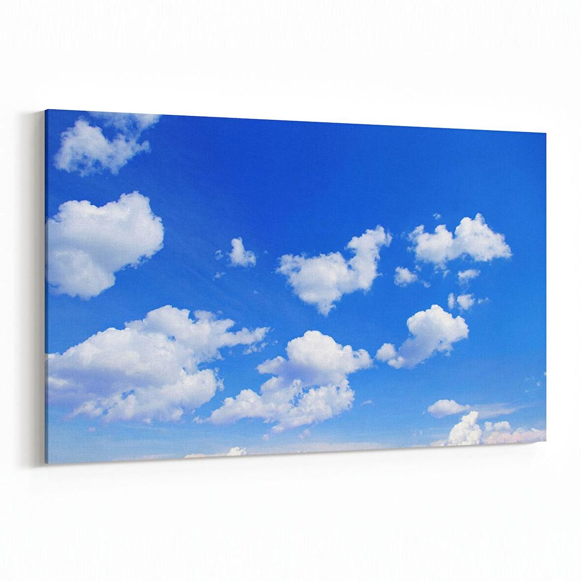 Olla 15511Y Gökyüzü Bulut Görseli  Yatay Kanvas Tablo (Ölçü: 120X80)