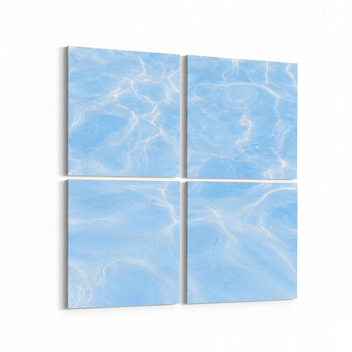 Olla 12979K4 Deniz / Okyanus Görseli Kare 4'lü Kanvas Tablo (Ölçü: 105X105)