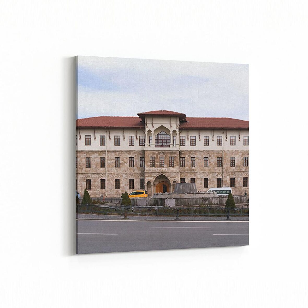 Olla 18669K4 Yapı Görseli Kare 4'lü Kanvas Tablo (Ölçü: 65X65)