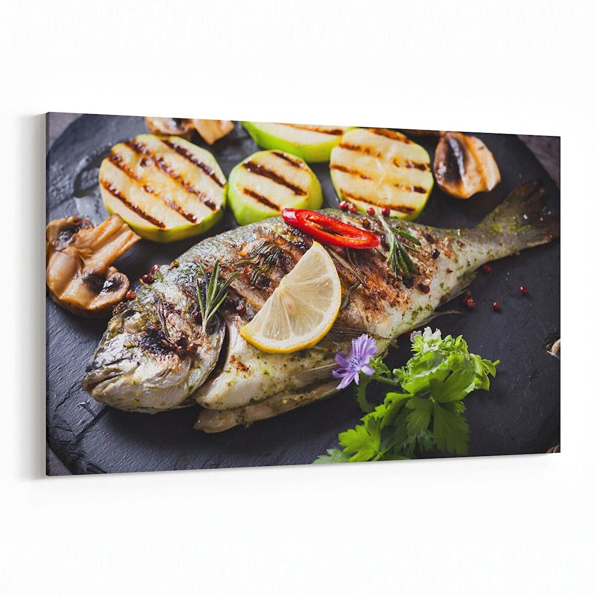 Olla 14975Y Gıda Görseli Yatay Kanvas Tablo (Ölçü: 45X30)