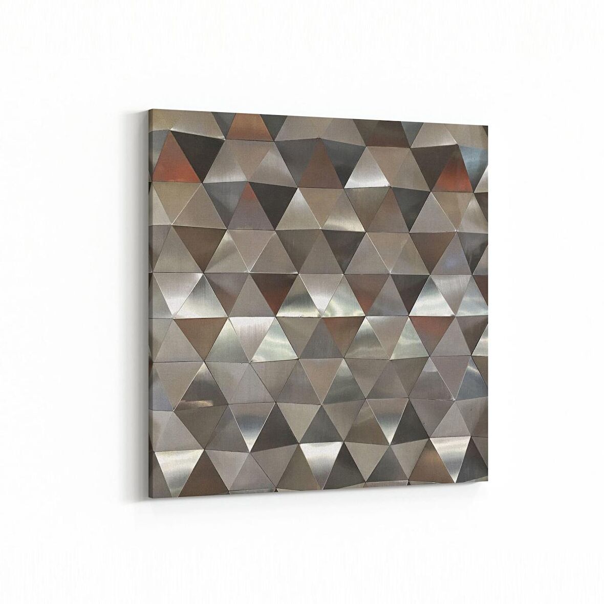 Olla 10032K Abstract 3 Boyut Görsel Kare Kanvas Tablo (Ölçü: 25X25)
