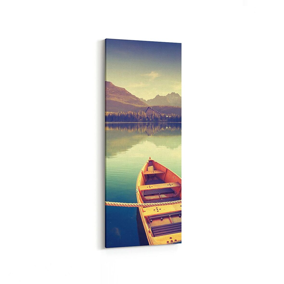 Olla 13709DI Doğa / Manzara Görseli Dikey İnce Kanvas Tablo (Ölçü: 40X120)