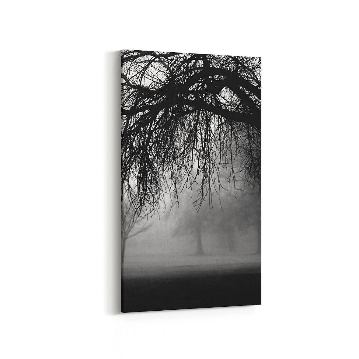 Olla 13652DD Doğa / Manzara Görseli Dikey Dar Kanvas Tablo (Ölçü: 40X80)