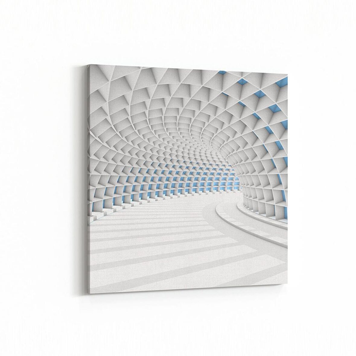 Olla 10443K Abstract Tünel Görsel Kare Kanvas Tablo (Ölçü: 30X30)