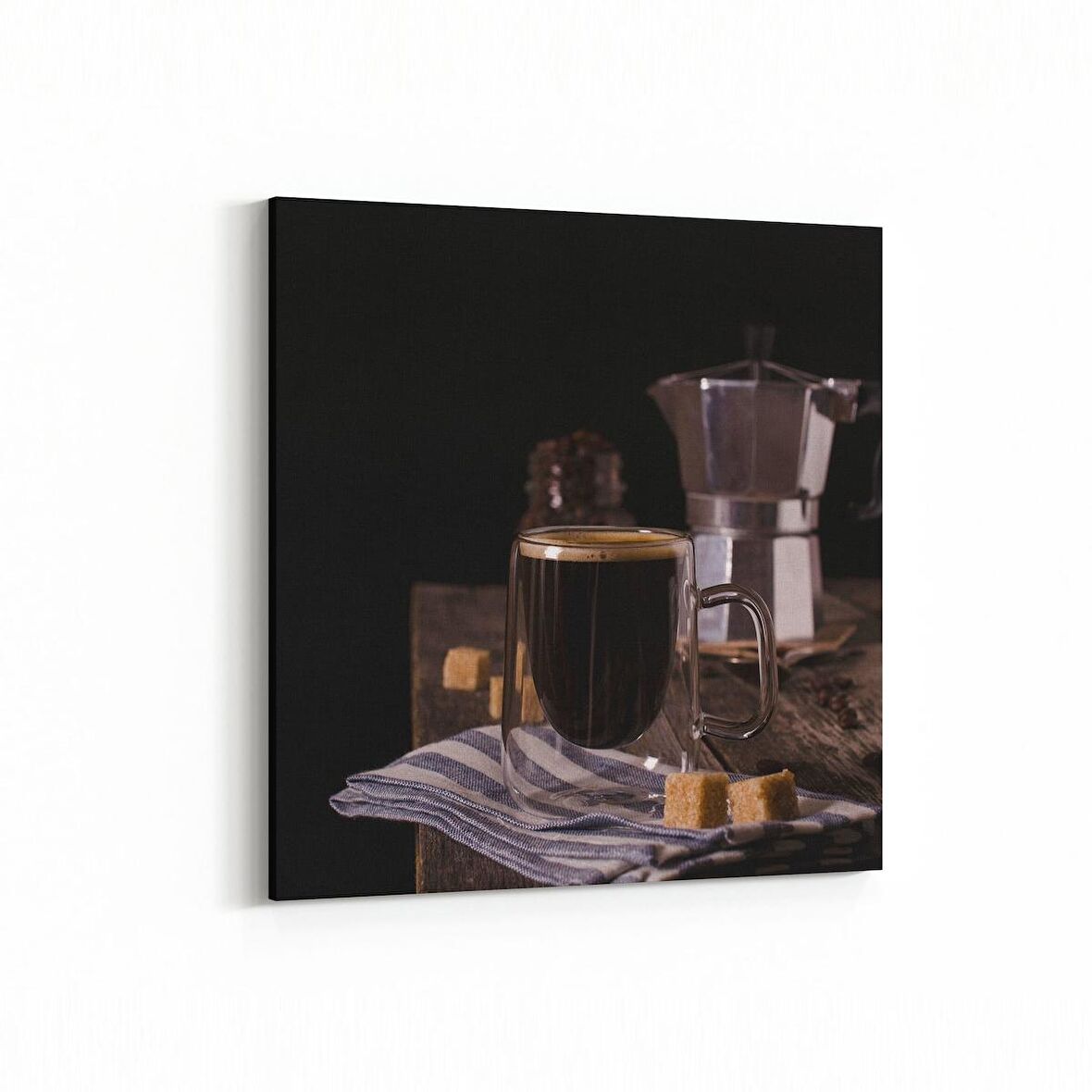 Olla 15068K Gıda Görseli Kare Kanvas Tablo (Ölçü: 25X25)