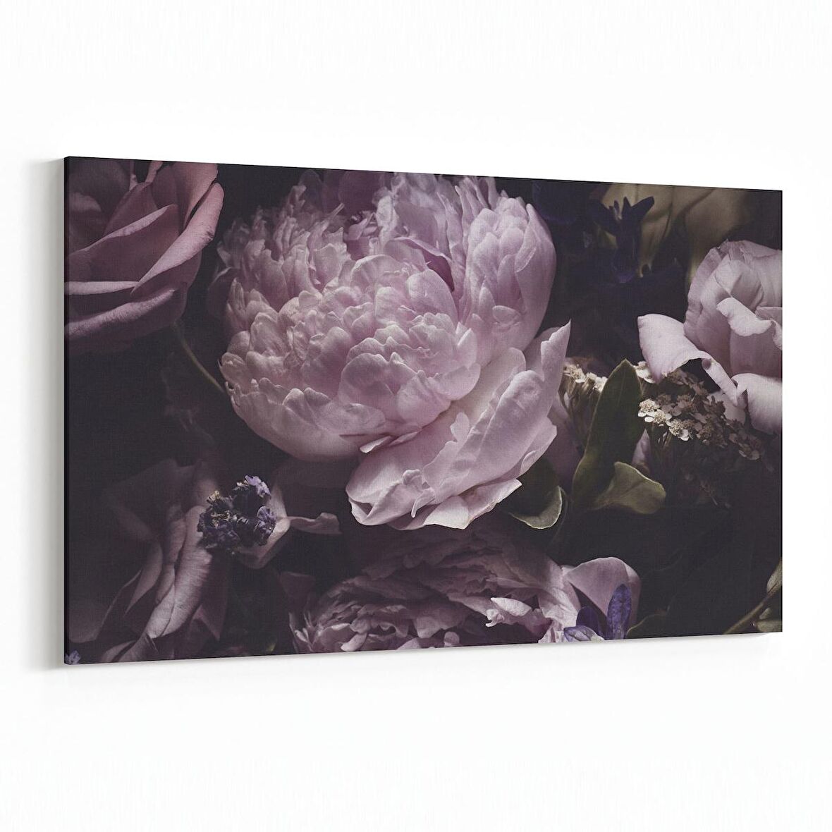 Olla 11783Y Çiçek Görseli Yatay Kanvas Tablo (Ölçü: 90X60)