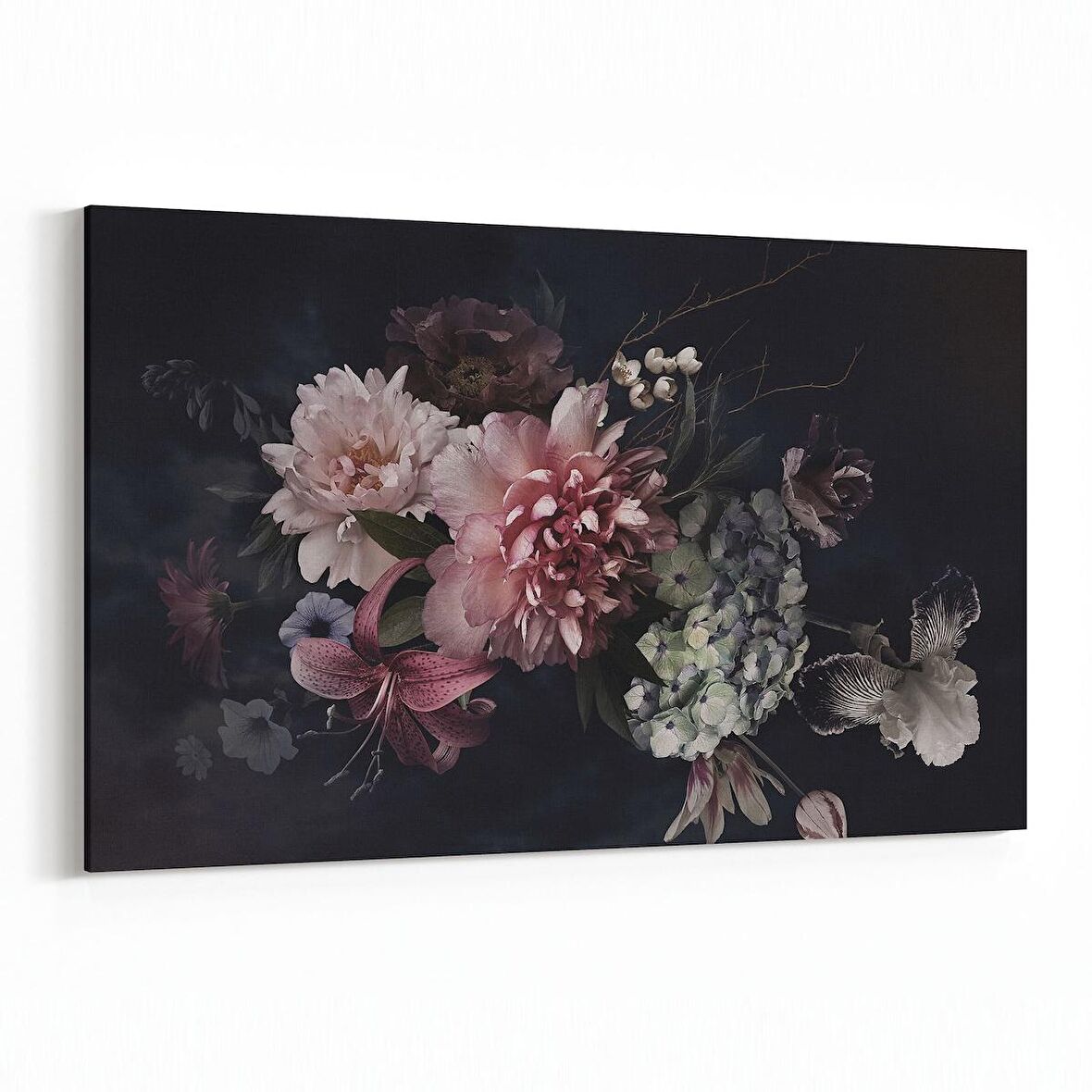 Olla 11769Y Çiçek Görseli Yatay Kanvas Tablo (Ölçü: 150X100)