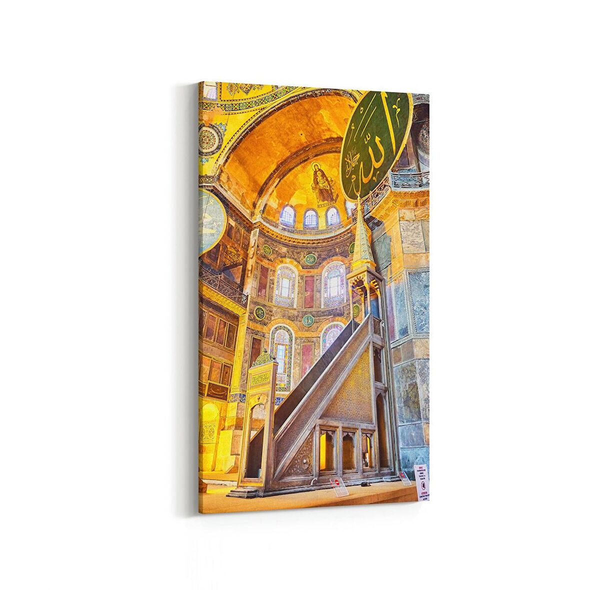 Olla 18020DD Yapı Görseli Dikey Dar Kanvas Tablo (Ölçü: 30X60)