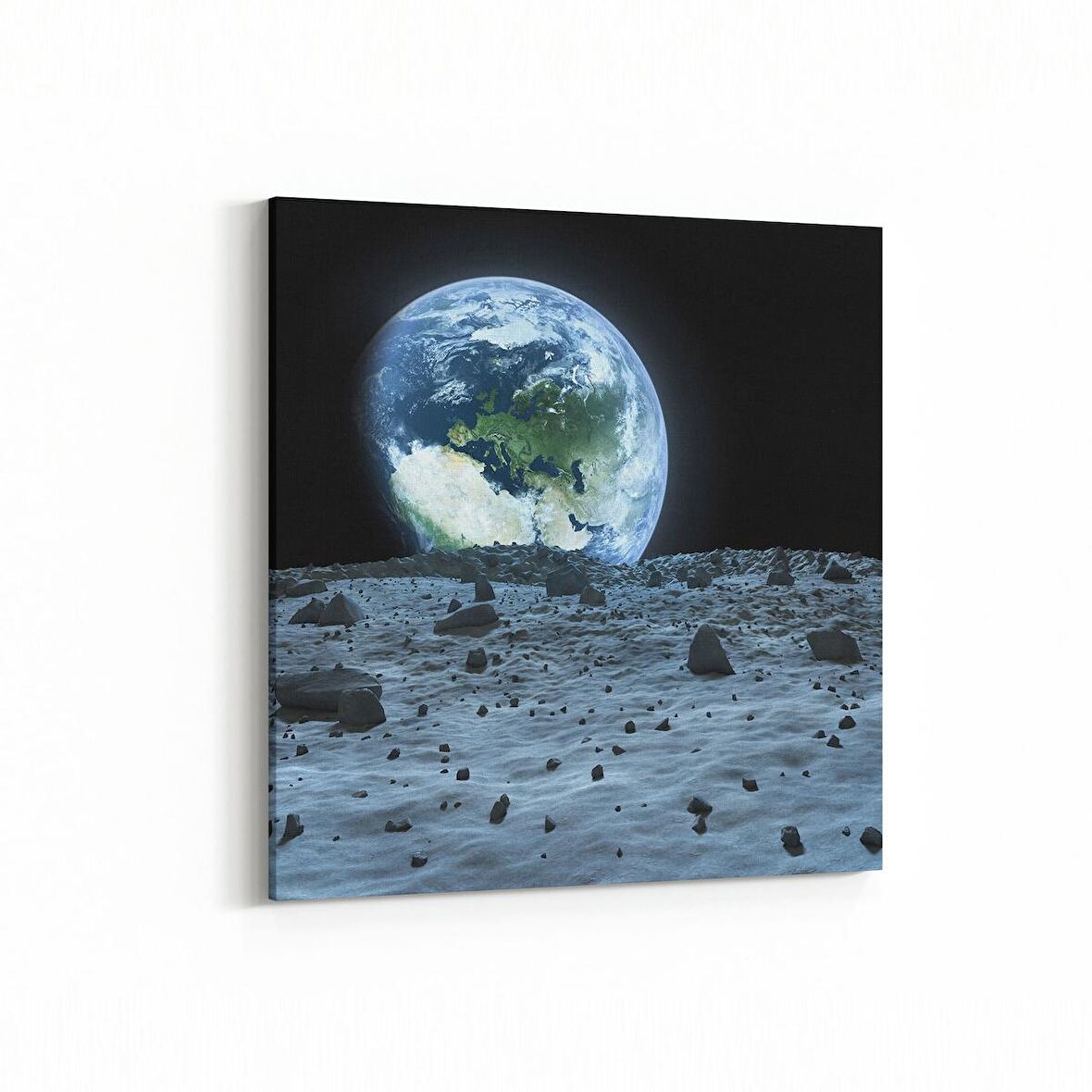 Olla 17625K Uzay Görseli Kare Kanvas Tablo (Ölçü: 25X25)