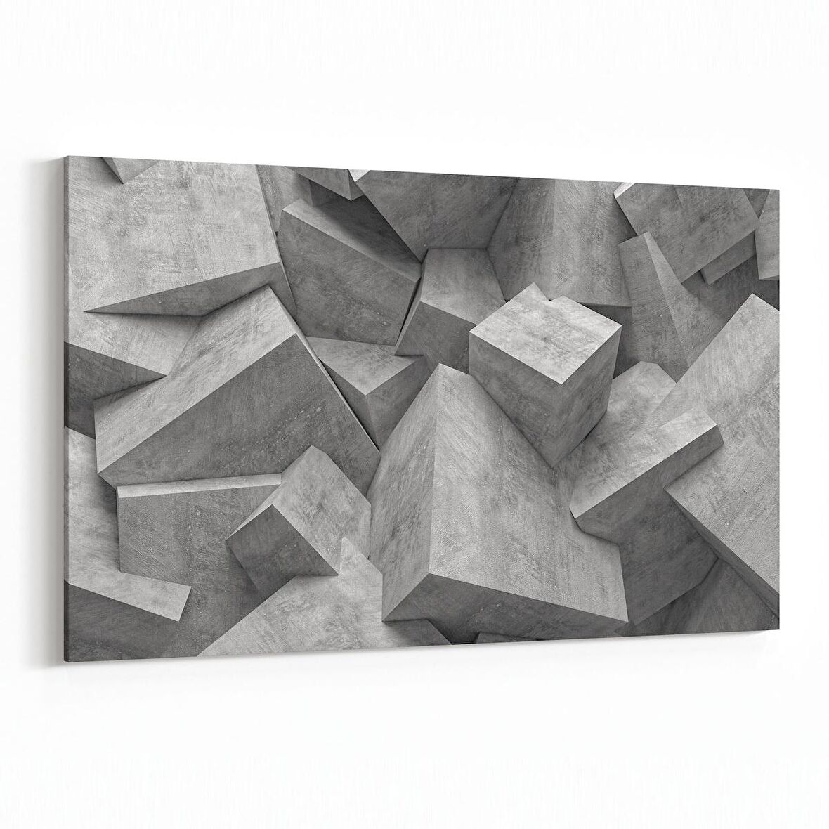 Olla 10023Y Abstract 3 Boyut Görsel Yatay Kanvas Tablo (Ölçü: 120X80)