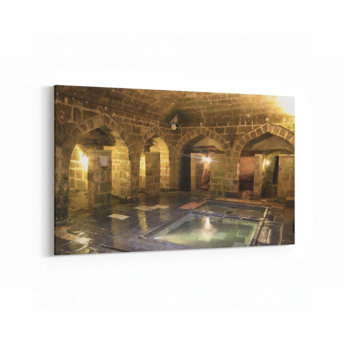 Olla 18704Y Yapı Görseli Yatay Kanvas Tablo (Ölçü: 150X100)