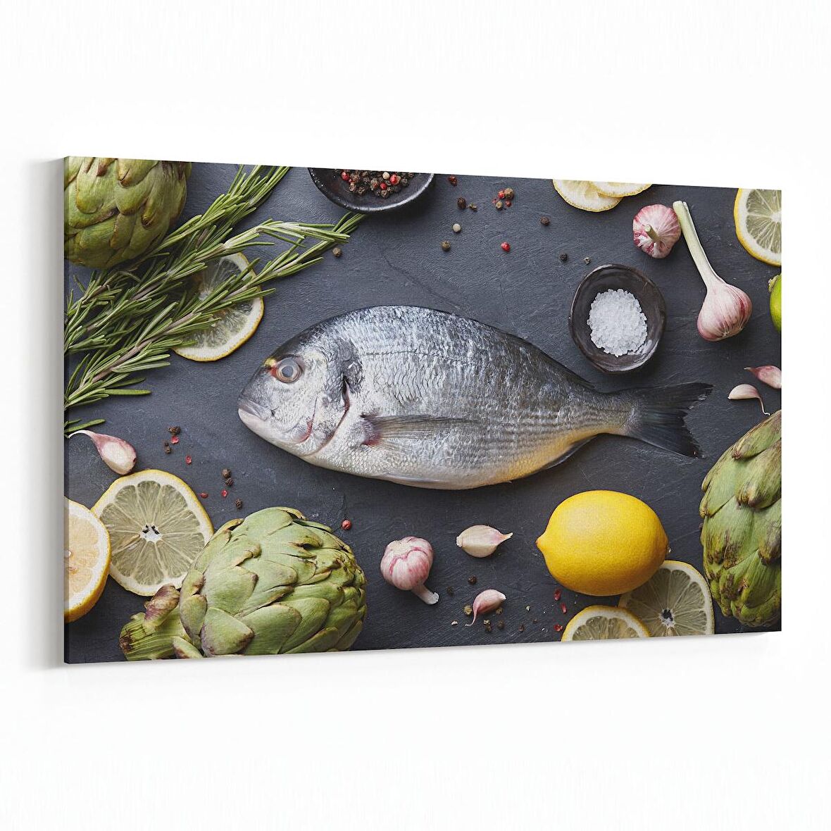 Olla 15277Y Gıda Görseli Yatay Kanvas Tablo (Ölçü: 30X20)