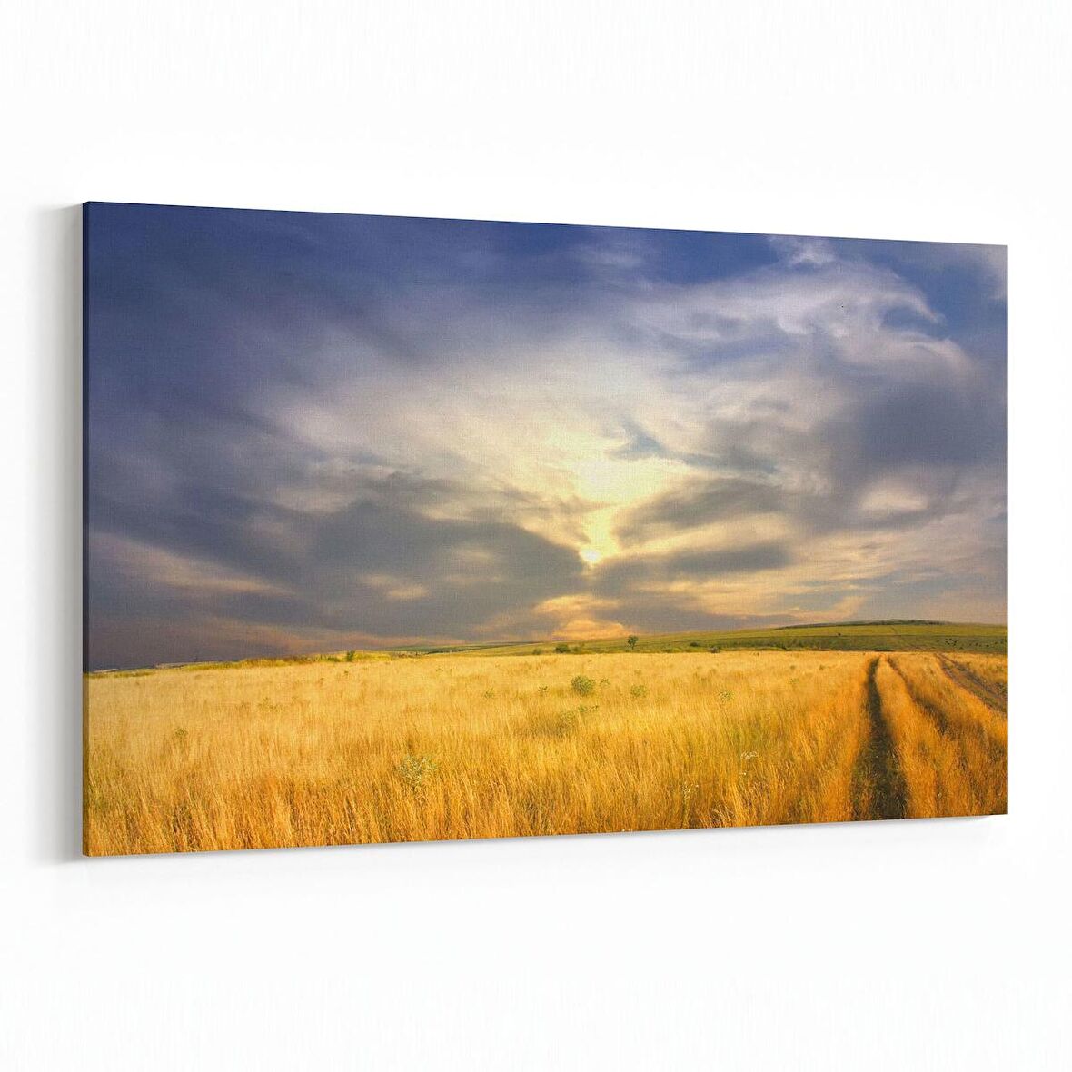 Olla 16035Y Günbatımı Görseli Yatay Kanvas Tablo (Ölçü: 30X20)