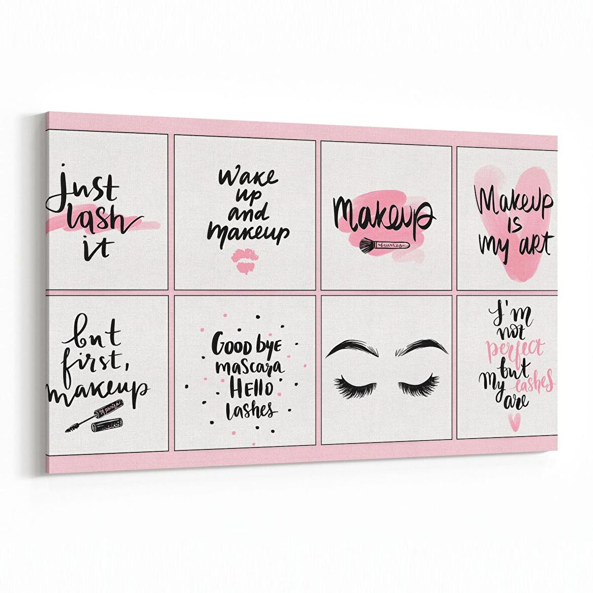 Olla 16305Y Kuaför / Berber Görseli Yatay Kanvas Tablo (Ölçü: 120X80)