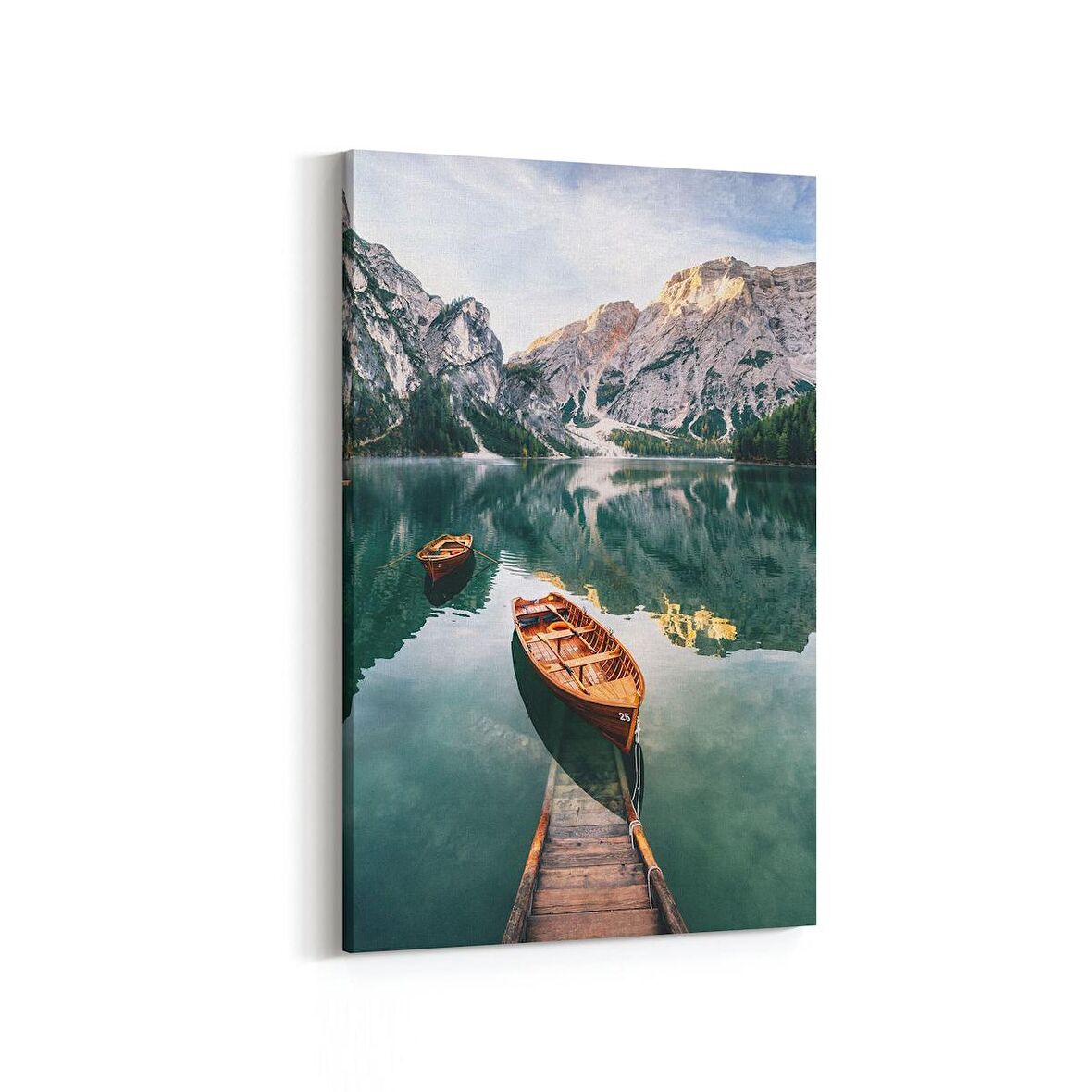 Olla 18949D Yapı Görseli Dikey Kanvas Tablo (Ölçü: 20X30)