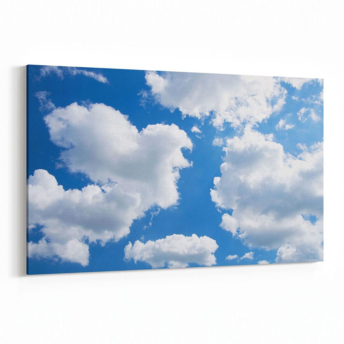 Olla 15579Y Gökyüzü Bulut Görseli  Yatay Kanvas Tablo (Ölçü: 45X30)