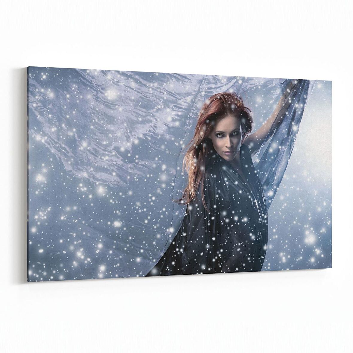 Olla 16789Y Model / Manken Görseli Yatay Kanvas Tablo (Ölçü: 45X30)