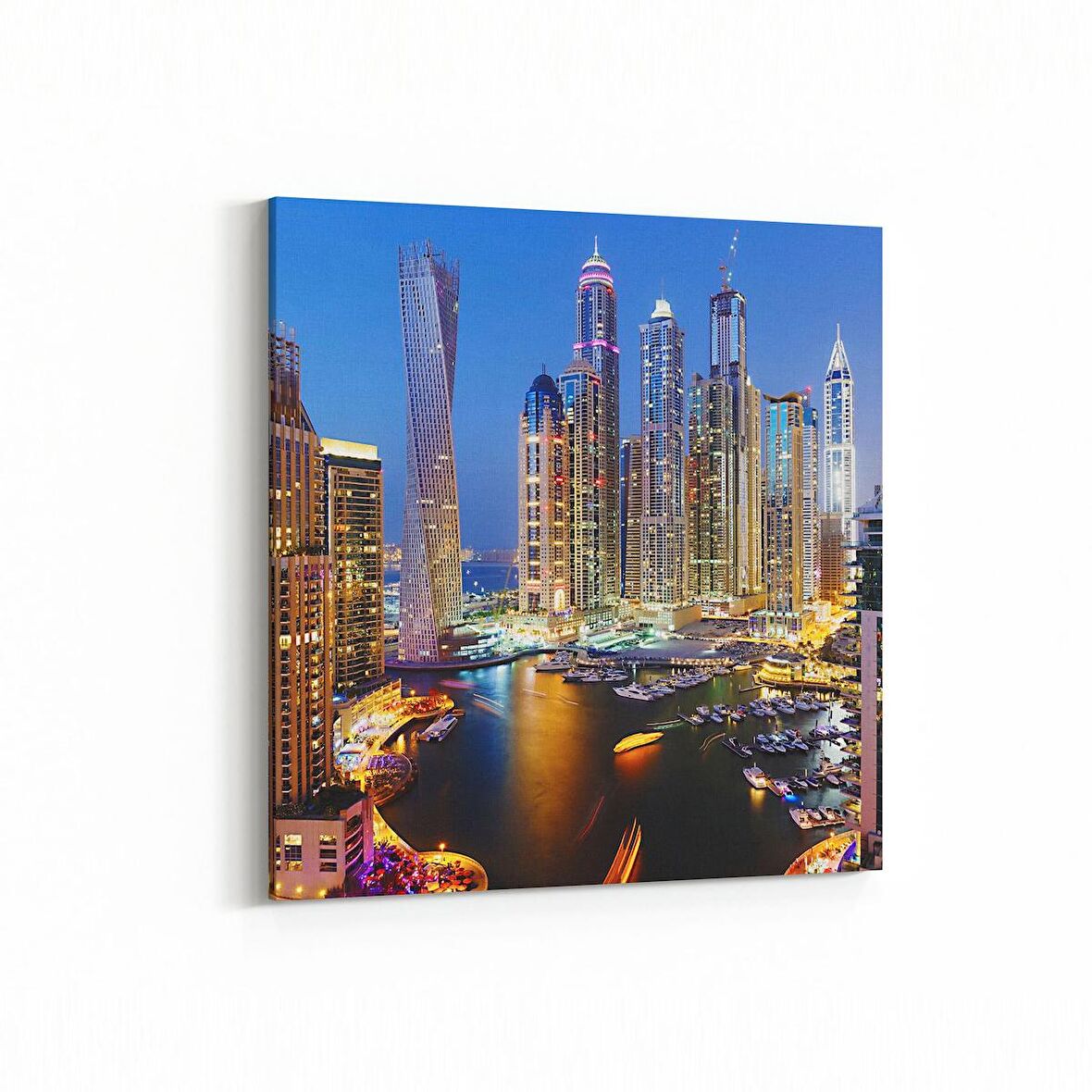 Olla 18226K Yapı Görseli Kare Kanvas Tablo (Ölçü: 25X25)