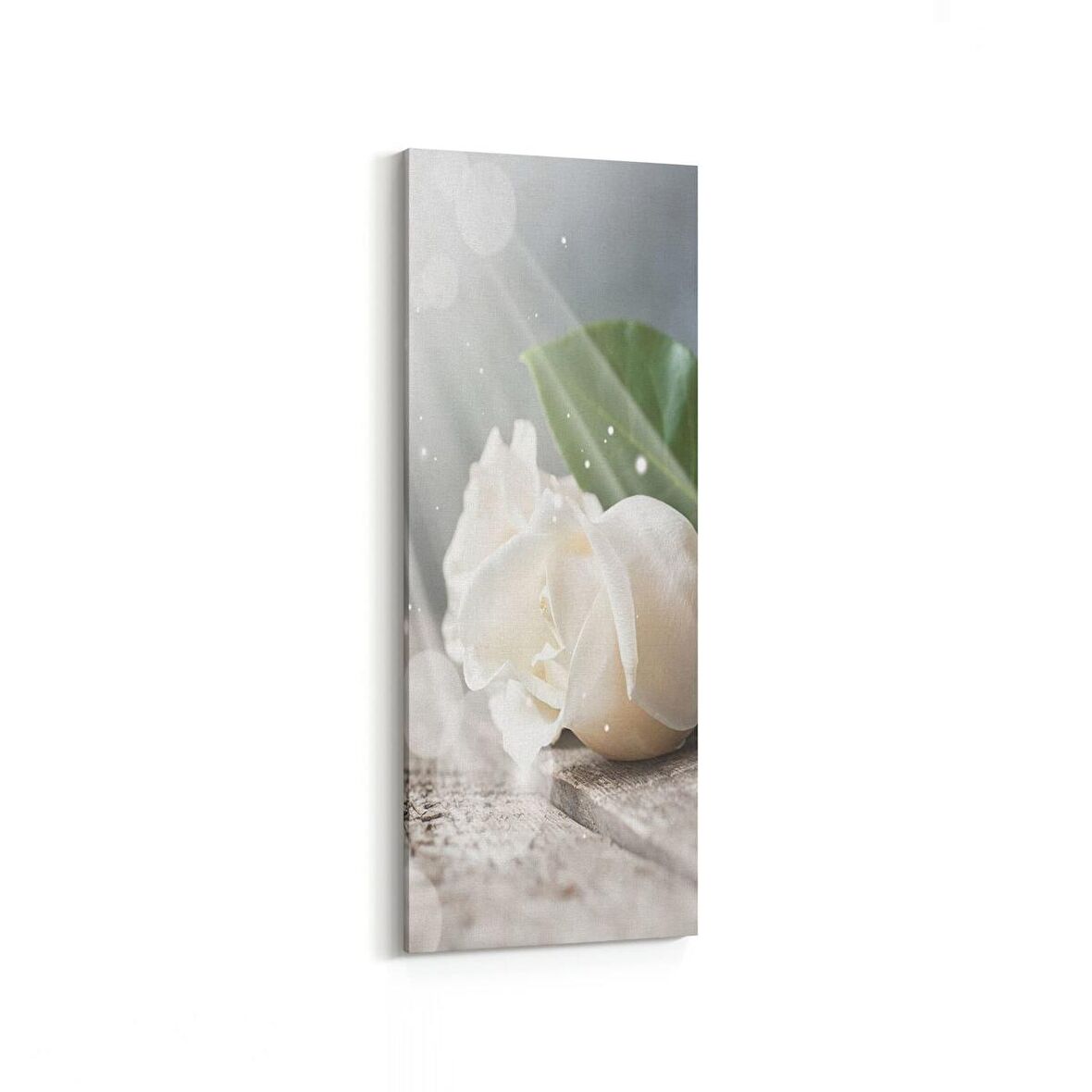 Olla 11562DI Çiçek Görseli Dikey İnce Kanvas Tablo (Ölçü: 40X120)