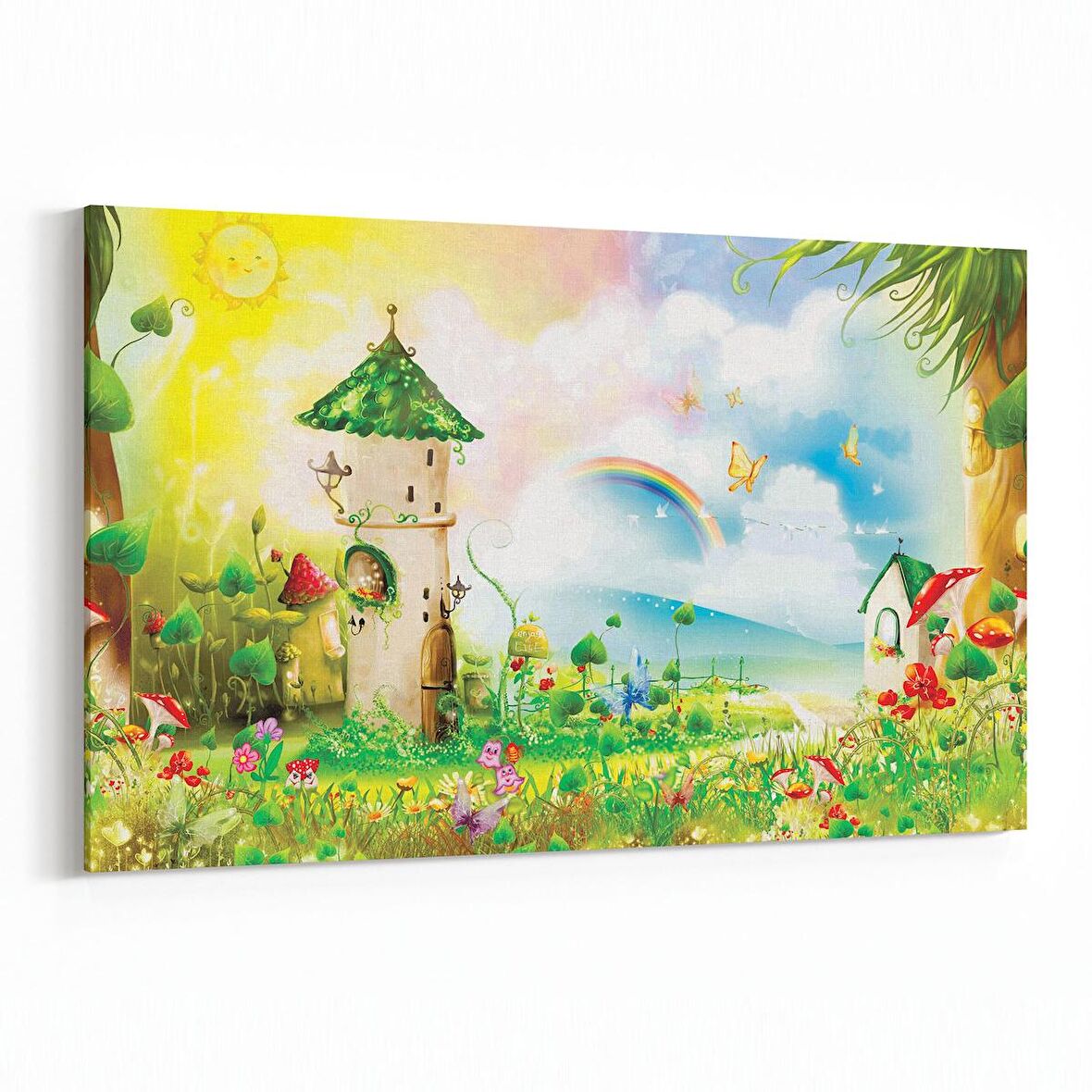 Olla 12813Y Çocuk Odası Görseli Yatay Kanvas Tablo (Ölçü: 90X60)