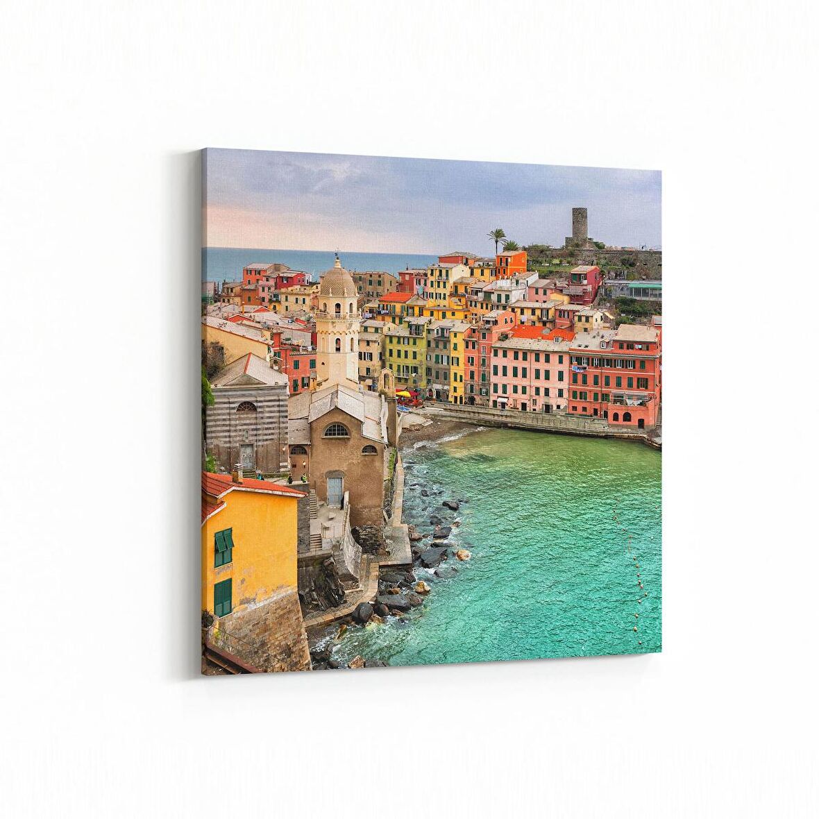 Olla 18100K Yapı Görseli Kare Kanvas Tablo (Ölçü: 100X100)