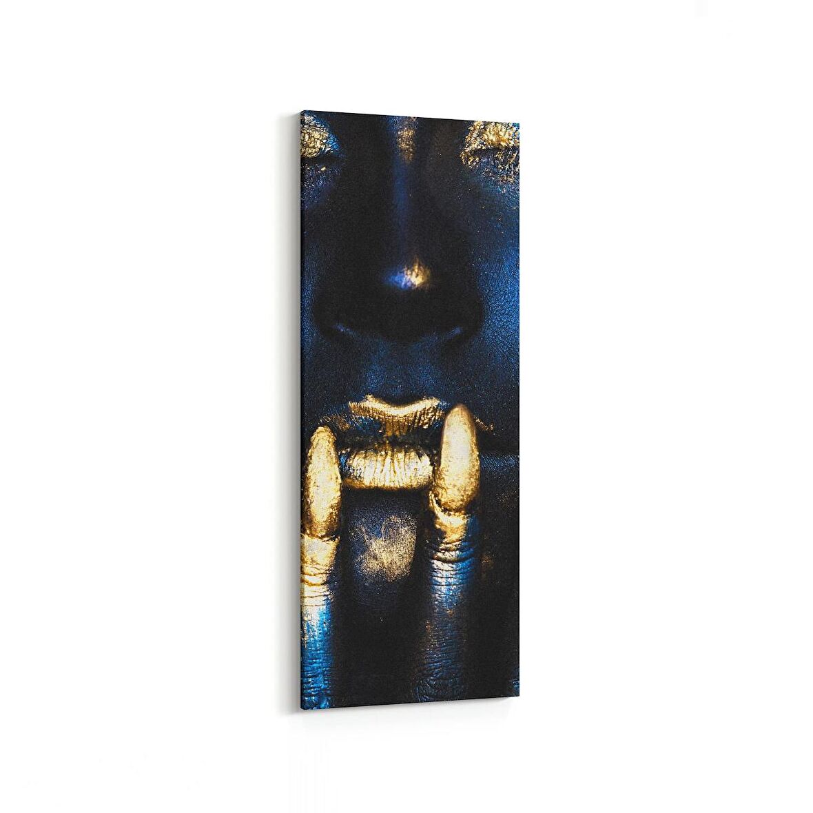 Olla 16764DI Model / Manken Görseli Dikey İnce Kanvas Tablo (Ölçü: 40X120)