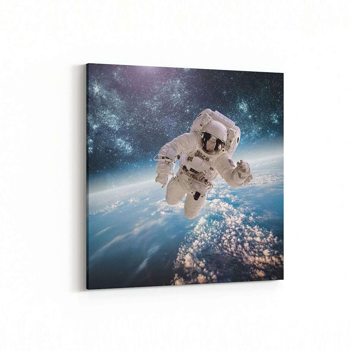 Olla 17638K Uzay Görseli Kare Kanvas Tablo (Ölçü: 100X100)