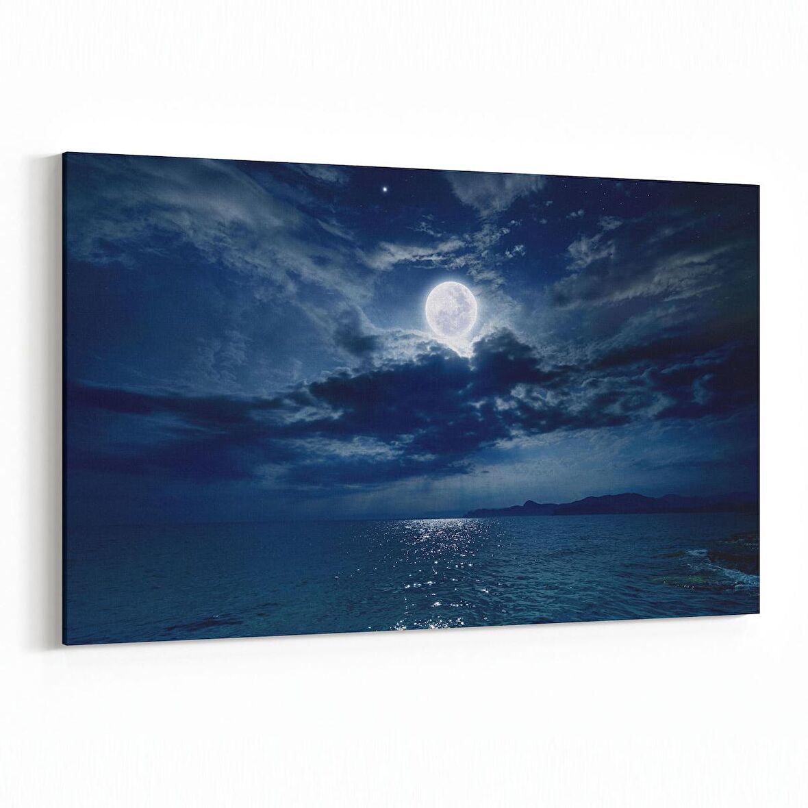 Olla 14690Y Gece Gökyüzü Görseli Yatay Kanvas Tablo (Ölçü: 30X20)